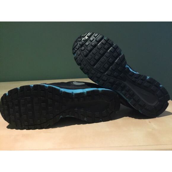 Size 9 - Nike Dual Fusion ST 2 Black Bright Turquoise - Picture 5 of 5